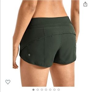 NWT white CRZ Yoga shorts (Lulu dupe)